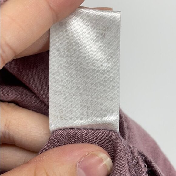 YA Los  Angeles purple ruffled rose texture tank - Picture 9 of 12